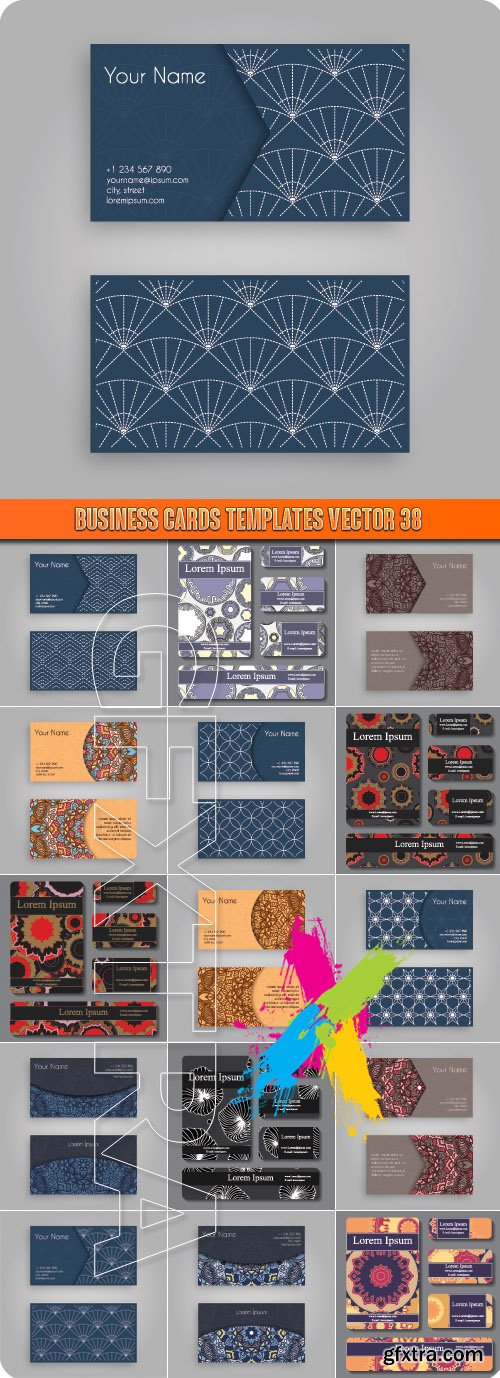 Business Cards Templates vector 38