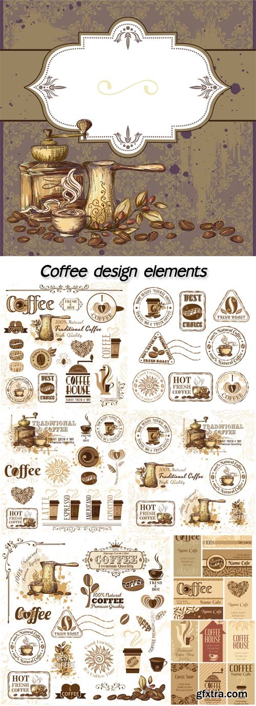 Coffee design elements