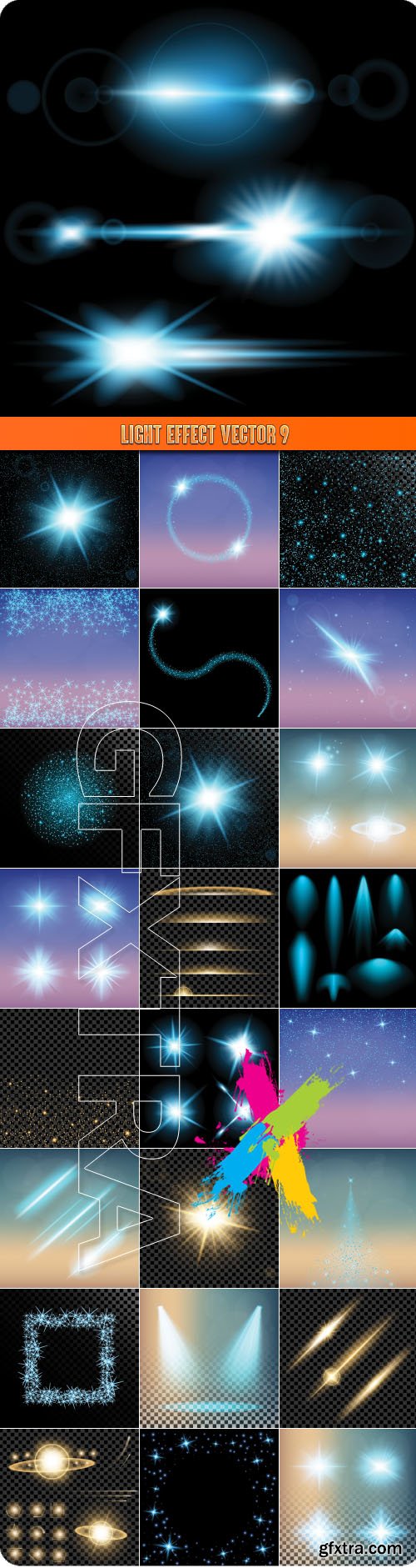 Light effect vector 9