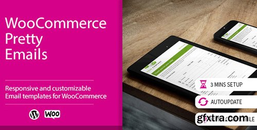 CodeCanyon - WooCommerce Pretty Emails v1.5.6 - 9005845