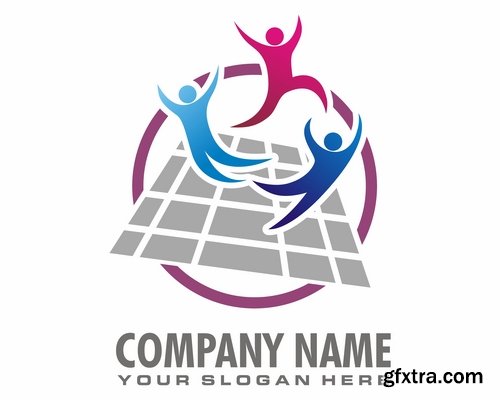 Collection of vector image Trampolines fun 21 EPS