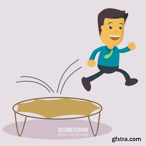 Collection of vector image Trampolines fun 21 EPS