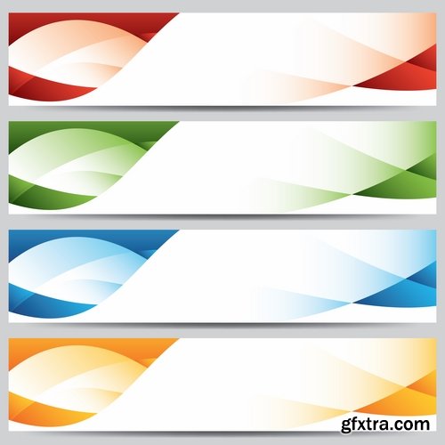 Collection of vector image flyer banner brochure business card 10-25 Eps