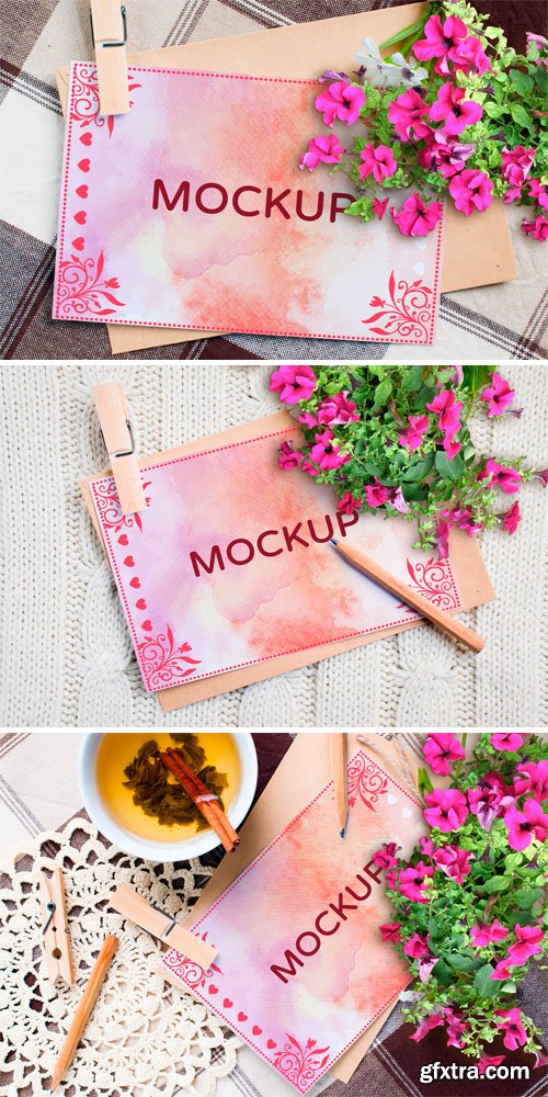 CM 513139 - Greeting Cards Mockup Vol.2