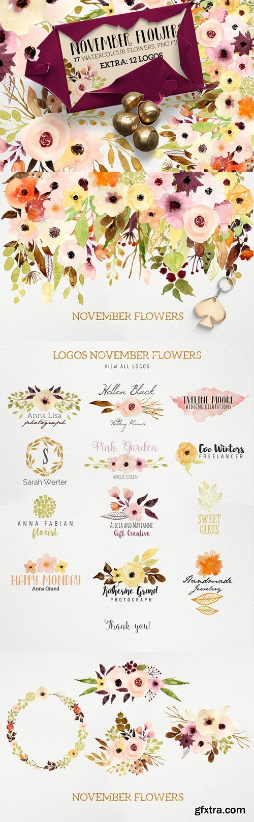 Logos and November Flowers - CM 429313