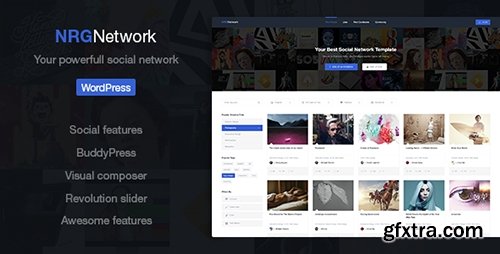 ThemeForest - NRGnetwork v1.4.5 - Your Powerful Social Network Theme - 13108578