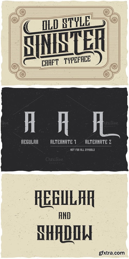 Creativemarket Sinister Typeface 521034