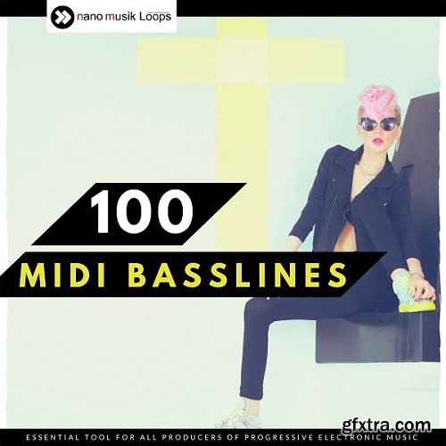 Nano Musik Loops 100 MIDI Basslines MiDi-DISCOVER