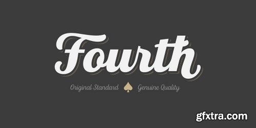 Fourth Font Family - 8 Fonts $280