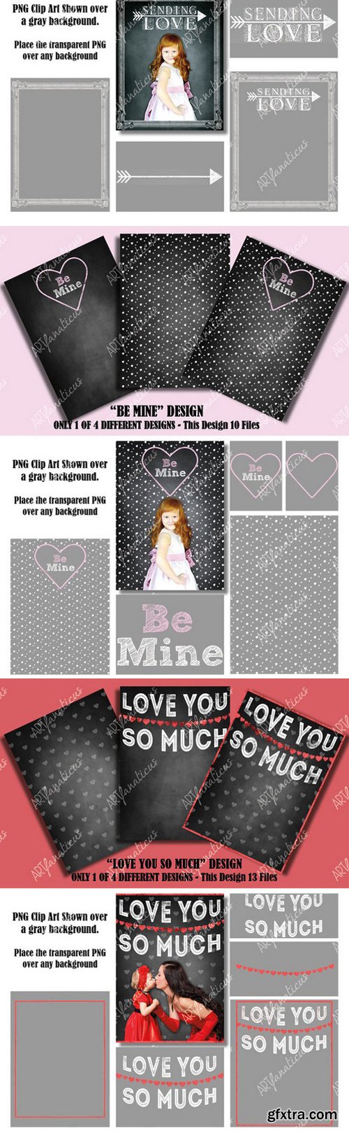 CM - PHOTO VALENTINE CHALK CLIPART 227592