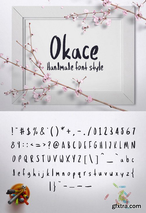 CM - Okace – the hand drawn font 529746