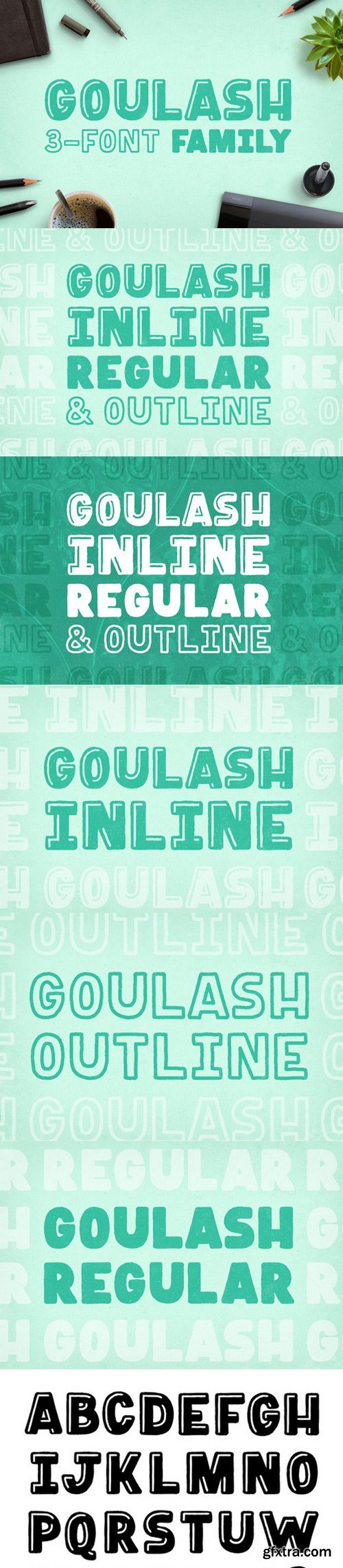 CM - Goulash 3-Font Family 528238