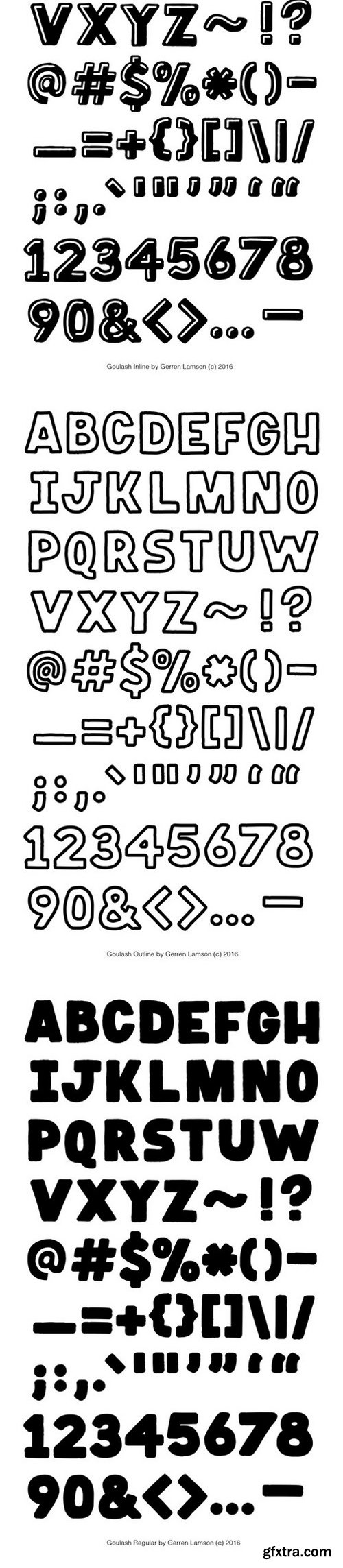 CM - Goulash 3-Font Family 528238