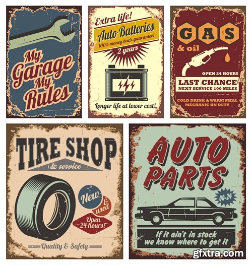 Retro Design Posters 5 - 20xEPS