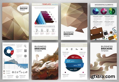 Design Flyer & Corporate Brochures 12 - 25xEPS