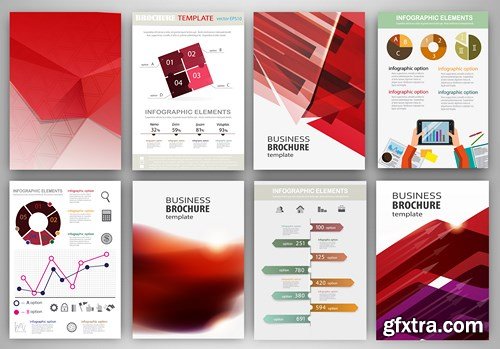 Design Flyer & Corporate Brochures 12 - 25xEPS