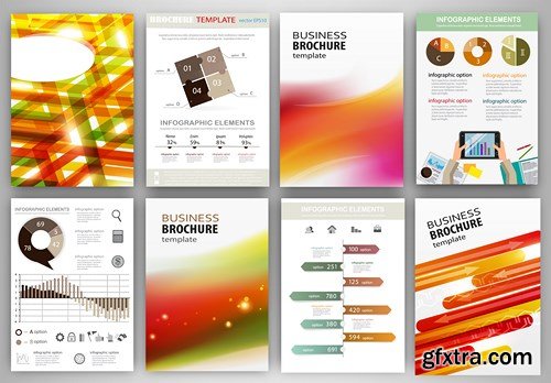 Design Flyer & Corporate Brochures 12 - 25xEPS