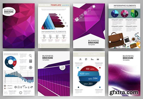 Design Flyer & Corporate Brochures 12 - 25xEPS