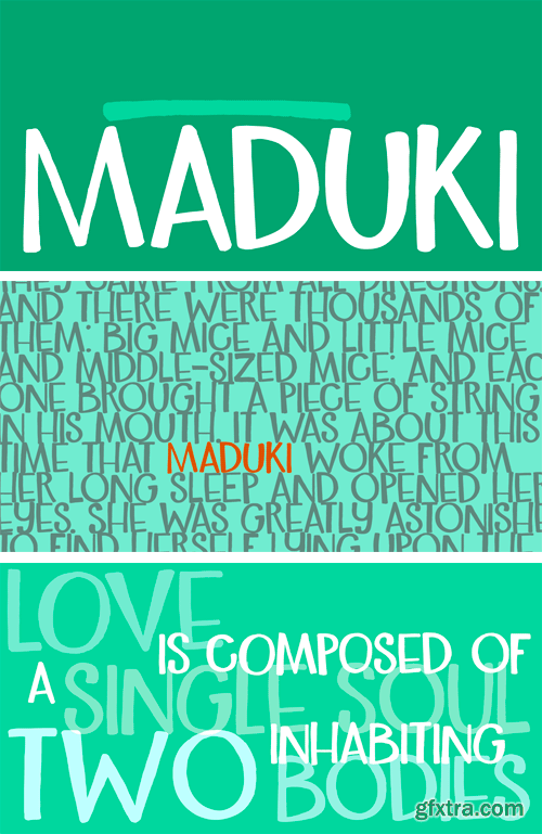 Maduki Font Family