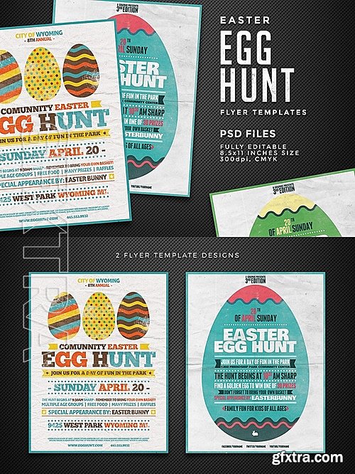 CM - Egg Hunt Flyer Templates 527355