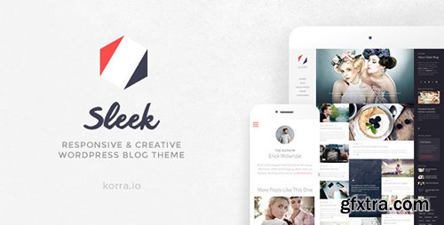 ThemeForest - Sleek v1.4.10 - Responsive & Creative WordPress Blog Theme - 9298728