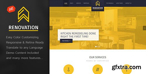 ThemeForest - Renovation v2.3 - Construction Company Theme - 9014411