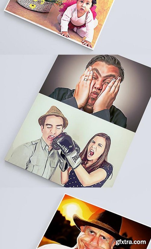 Graphicriver Oil Paint Photo Action CS3 to CC15 12425929