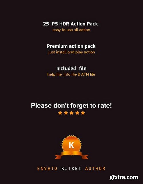 Graphicriver PS HDR Action Pack 12592638