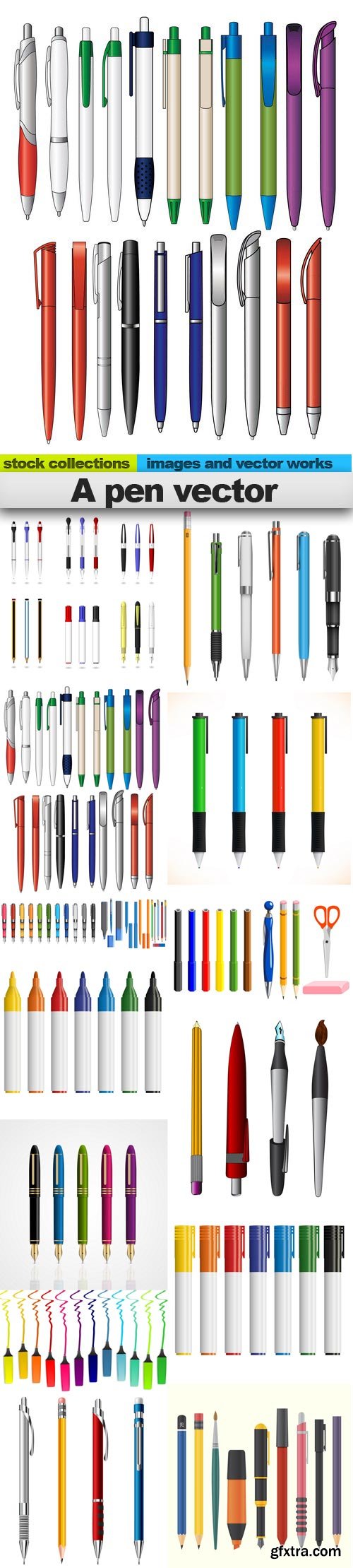 A pen vector, 15 x EPS