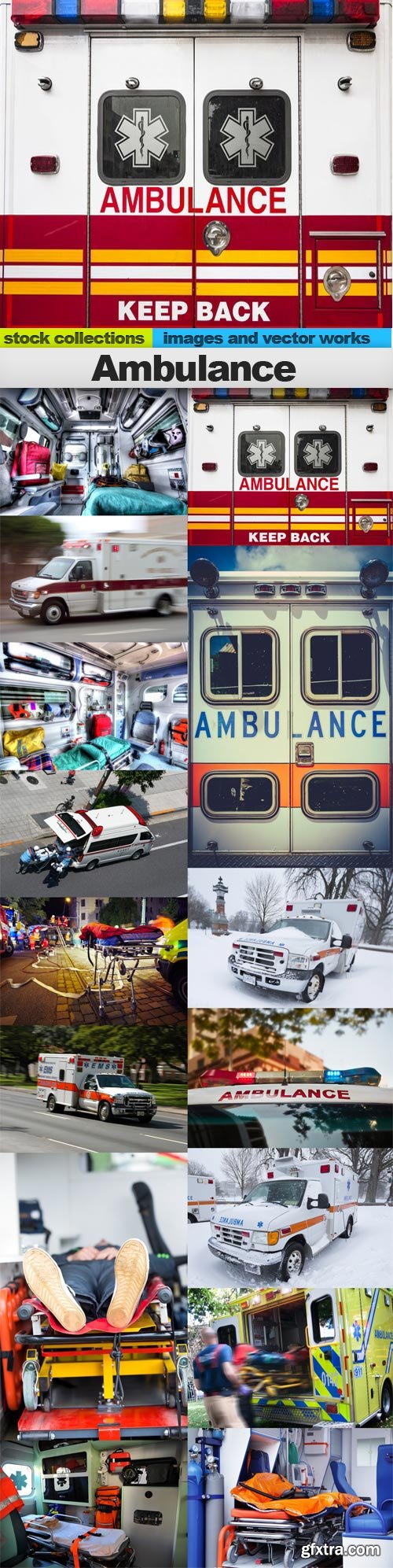 Ambulance, 15 x UHQ JPEG