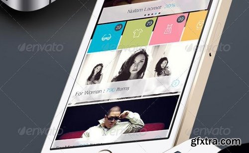 Graphicriver 8 Quality Part 2 - Mobile UI Kit 8494953