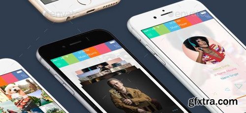 GraphicRiver 8 Part 4 Mobile UI Kit 9982078