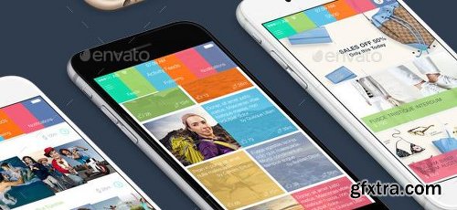 GraphicRiver 8 Part 4 Mobile UI Kit 9982078