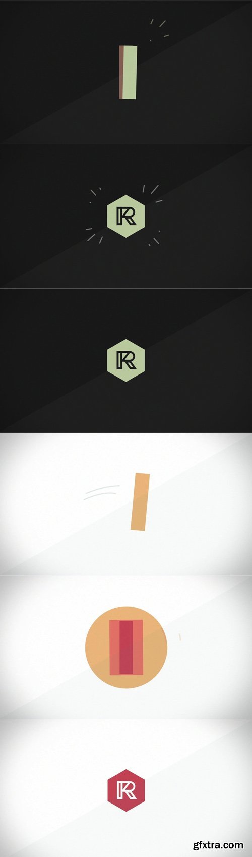 RocketStock - Flat House - Modern Logo Reveal
