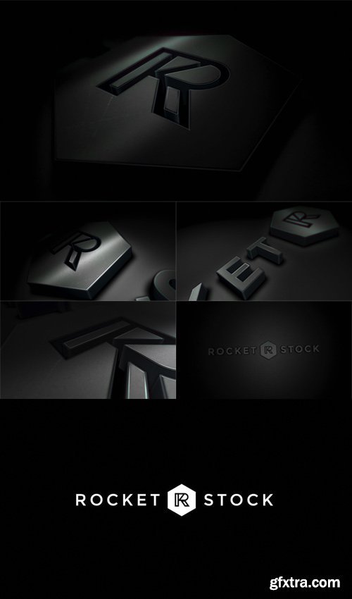 RocketStock - Titanium - 3D Logo Reveal