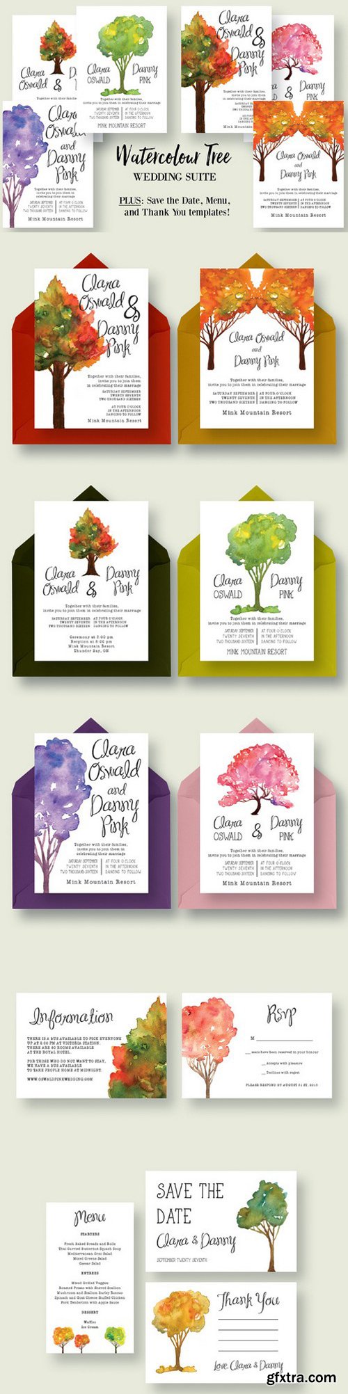 CM - Watercolour Tree Wedding Suite 2.0 529725