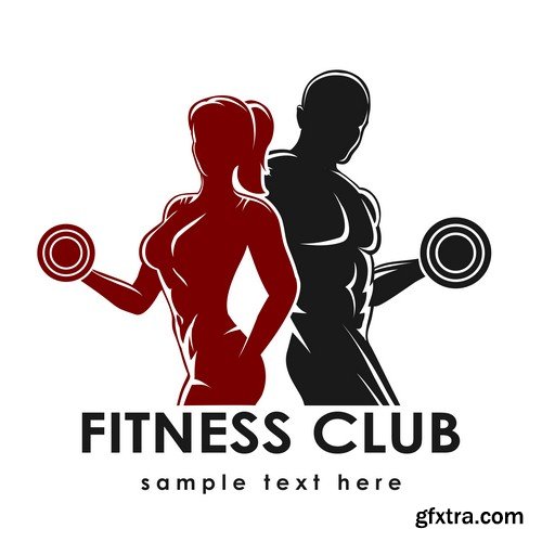 Fitness club logo