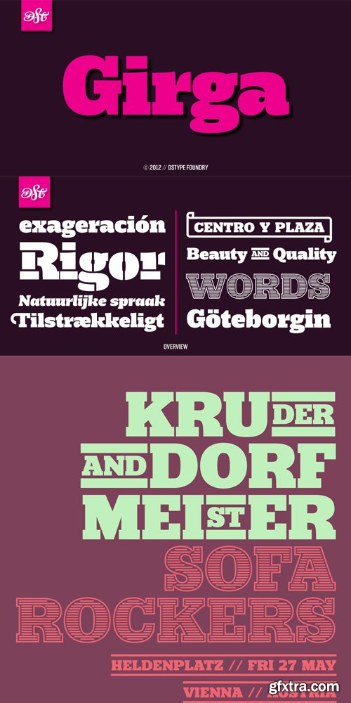 Girga Font Family $140