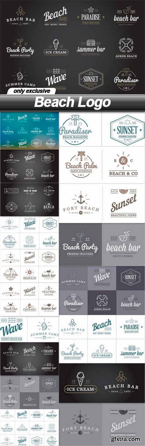 Beach Logo - 19 EPS