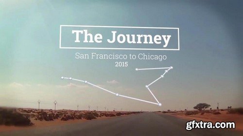 Motion Array - The Journey Map Slideshow After Effects Template