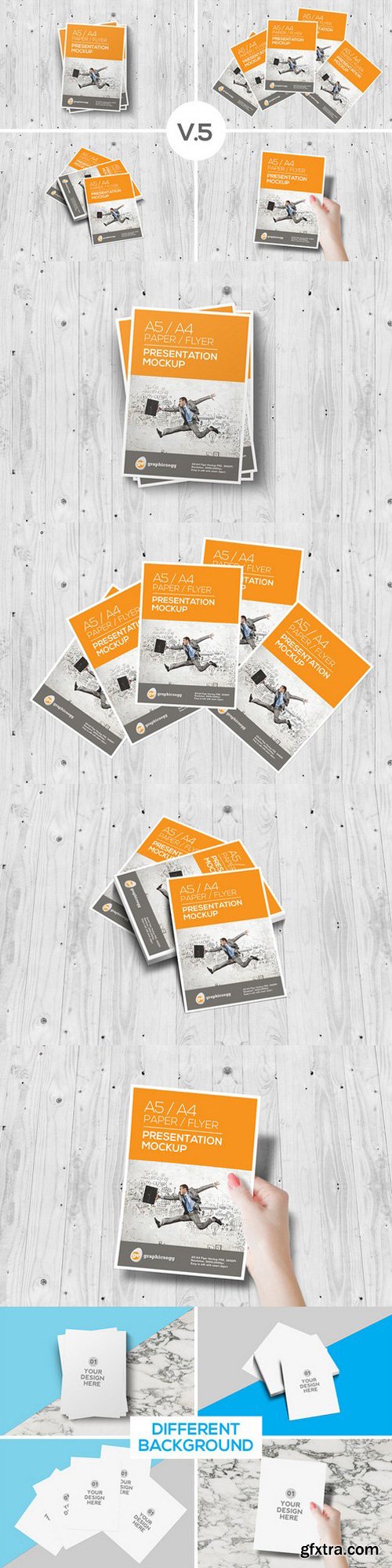 CM - Flyer presentation mockup set 530970