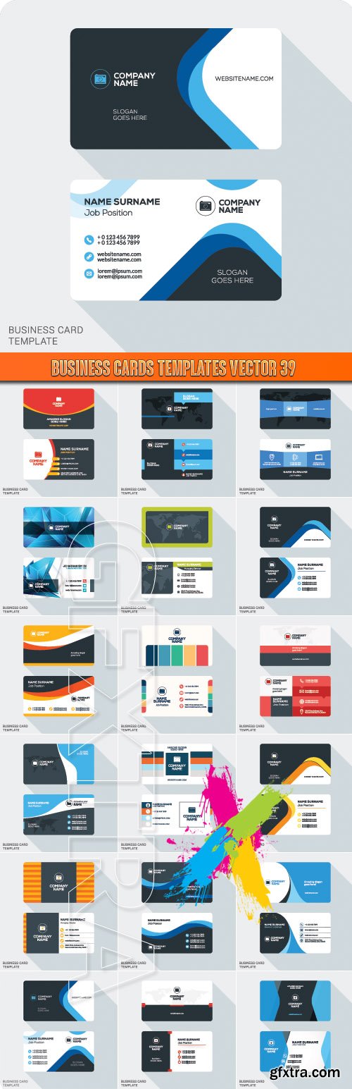 Business Cards Templates vector 39