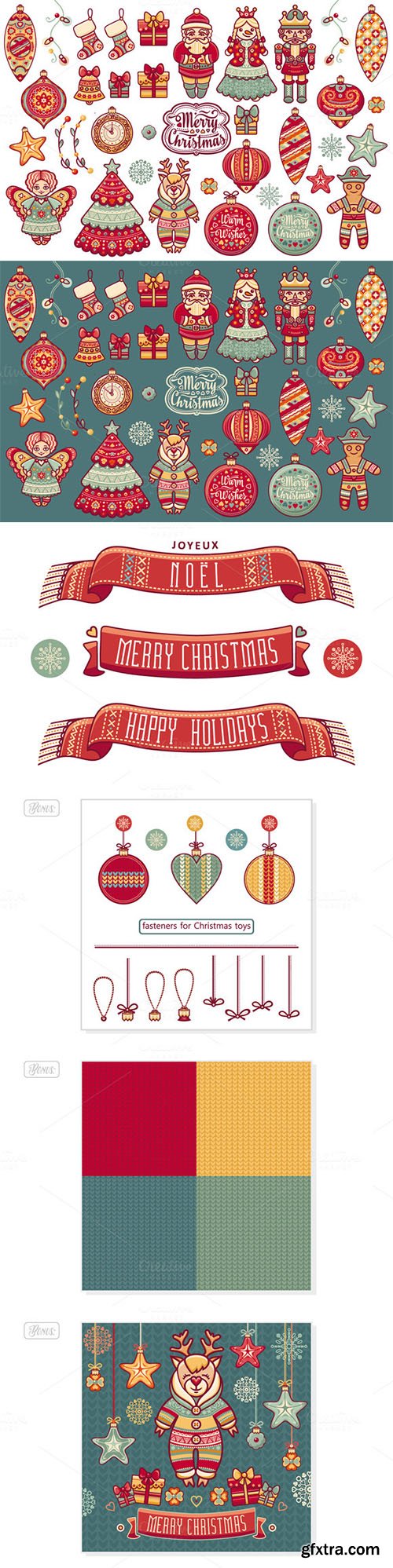 Creativemarket Christmas Toy Icon Bundle Bonus