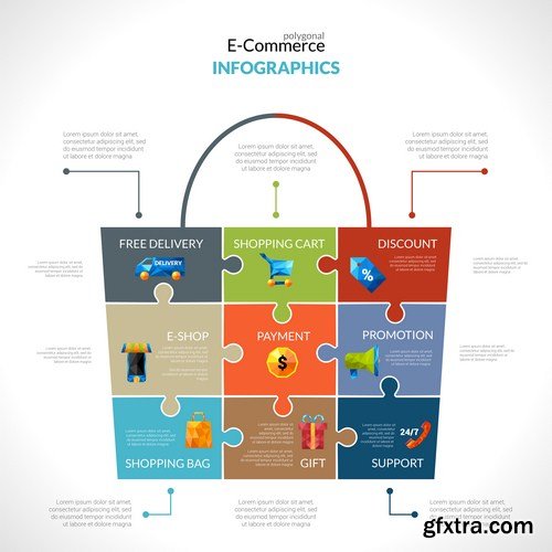 Mobile marketing concept 16X EPS