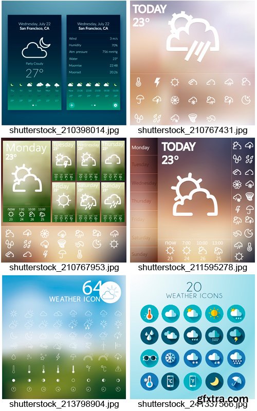 Amazing SS - Weather Icons & Design Elements, 25xEPS