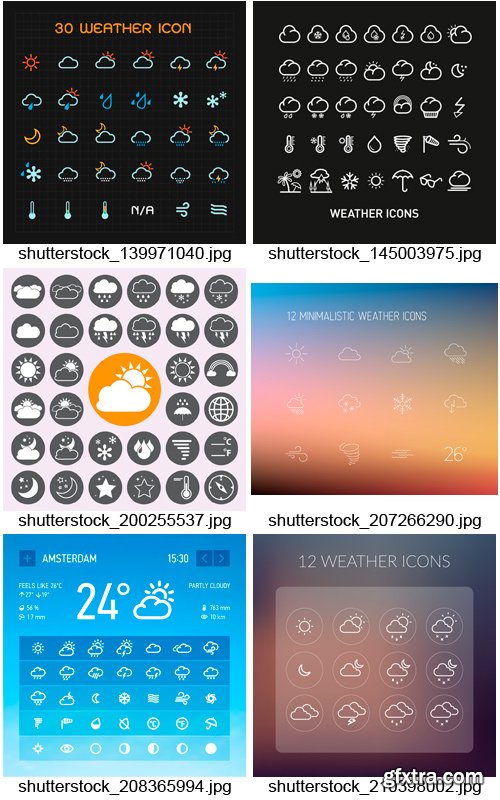 Amazing SS - Weather Icons & Design Elements, 25xEPS