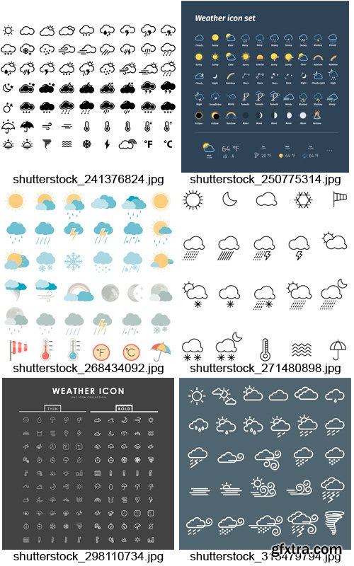 Amazing SS - Weather Icons & Design Elements, 25xEPS