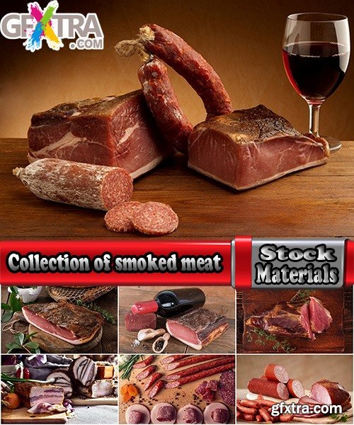 Collection of smoked meat sausage pork steak 25 HQ Jpeg