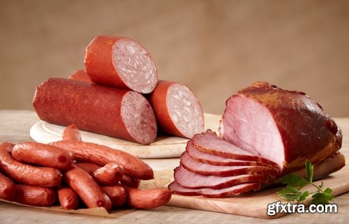 Collection of smoked meat sausage pork steak 25 HQ Jpeg