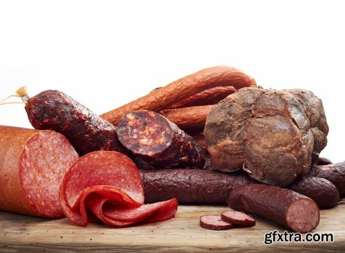 Collection of smoked meat sausage pork steak 25 HQ Jpeg